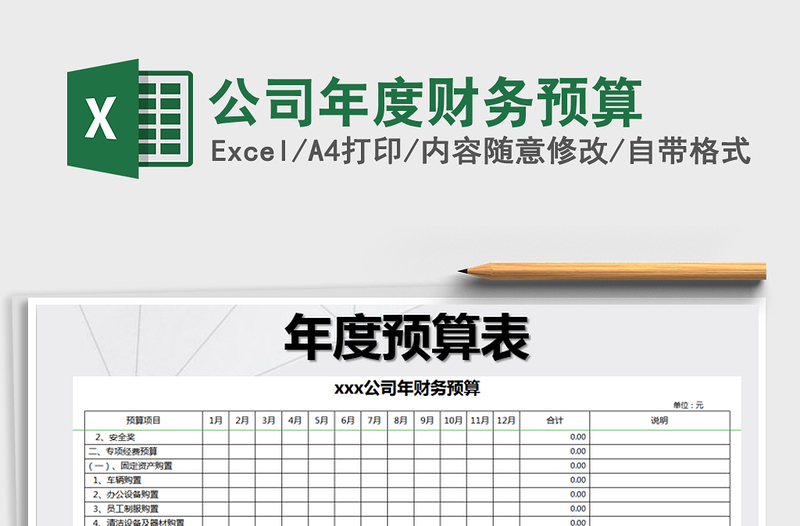 2021年公司年度財務(wù)預(yù)算