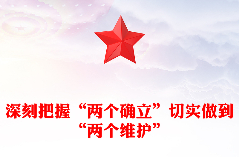 深刻把握“兩個(gè)確立”切實(shí)做到“兩個(gè)維護(hù)”