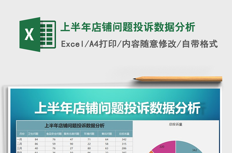 2021年上半年店鋪問題投訴數(shù)據(jù)分析