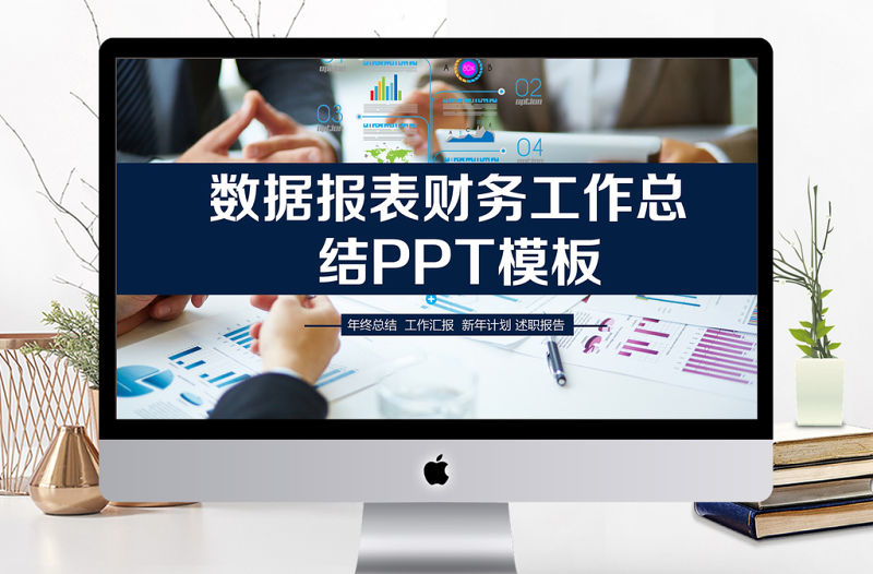 數(shù)據(jù)報表財務(wù)工作總結(jié)PPT模板