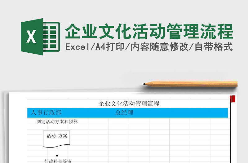 2021年企業文化活動管理流程