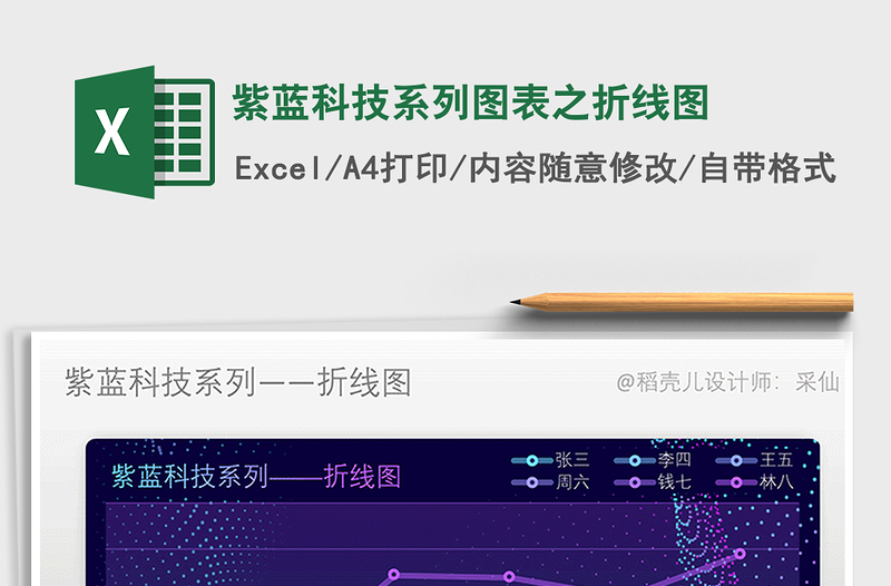 2021年紫蓝科技系列图表之折线图