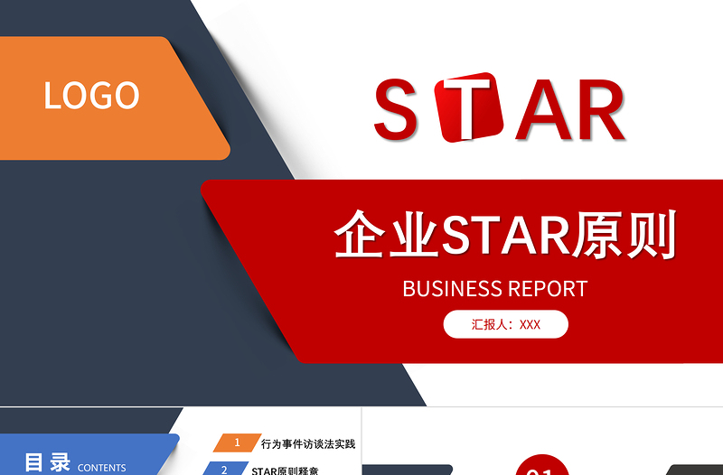 2021企業(yè)star原則工作總結(jié)PPT