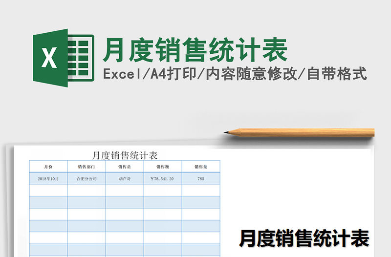 2021年月度銷售統(tǒng)計(jì)表