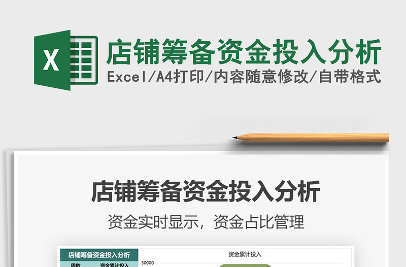 2021年店鋪籌備資金投入分析