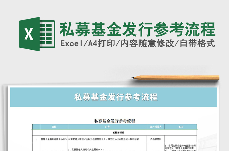 2021年私募基金發(fā)行參考流程