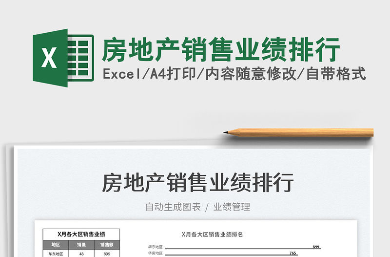 2022房地產銷售業績排行免費下載