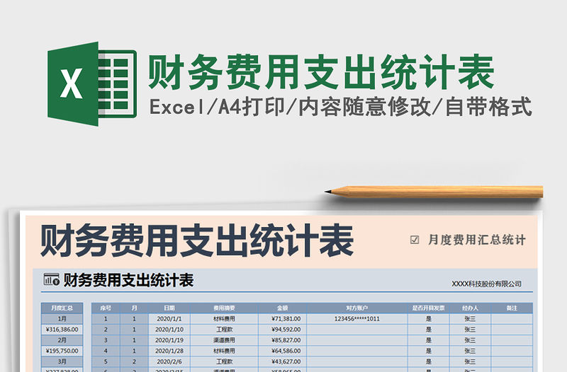 2021年財務費用支出統(tǒng)計表