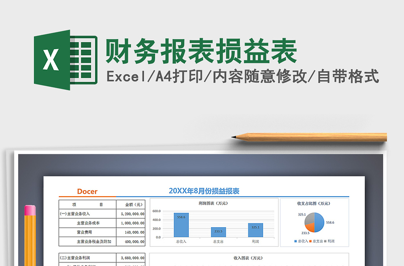 2021年财务报表损益表