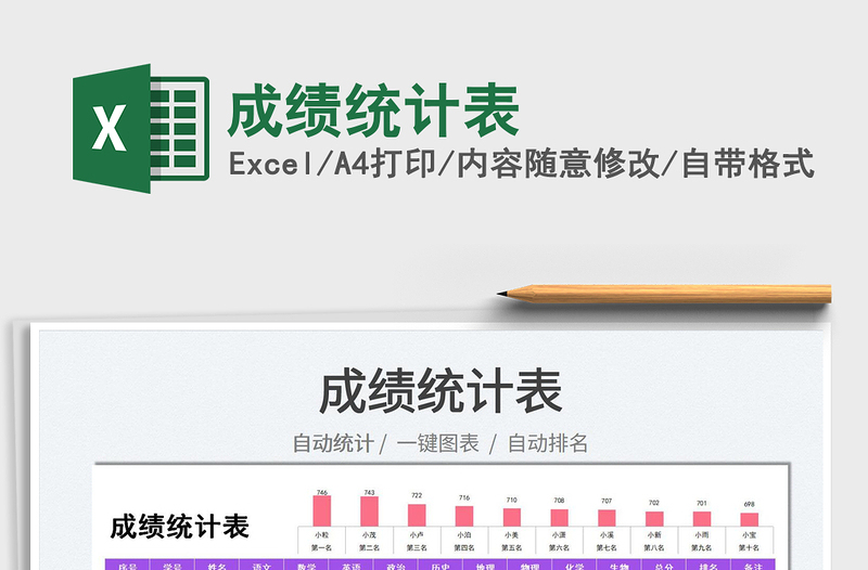 2022成績統(tǒng)計(jì)表免費(fèi)下載