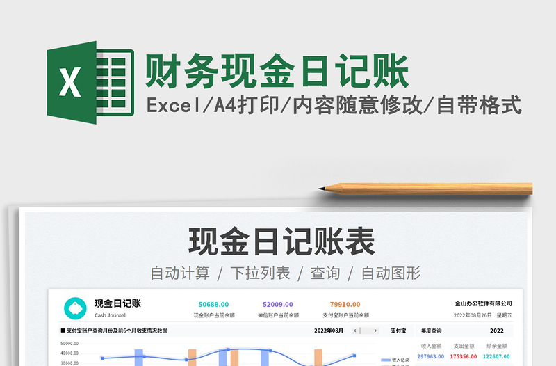 財務(wù)現(xiàn)金日記賬