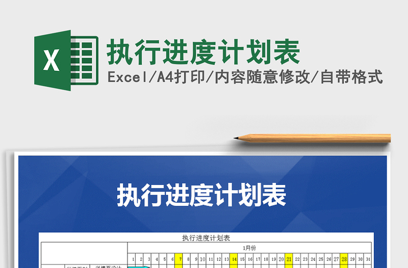2021年執(zhí)行進度計劃表