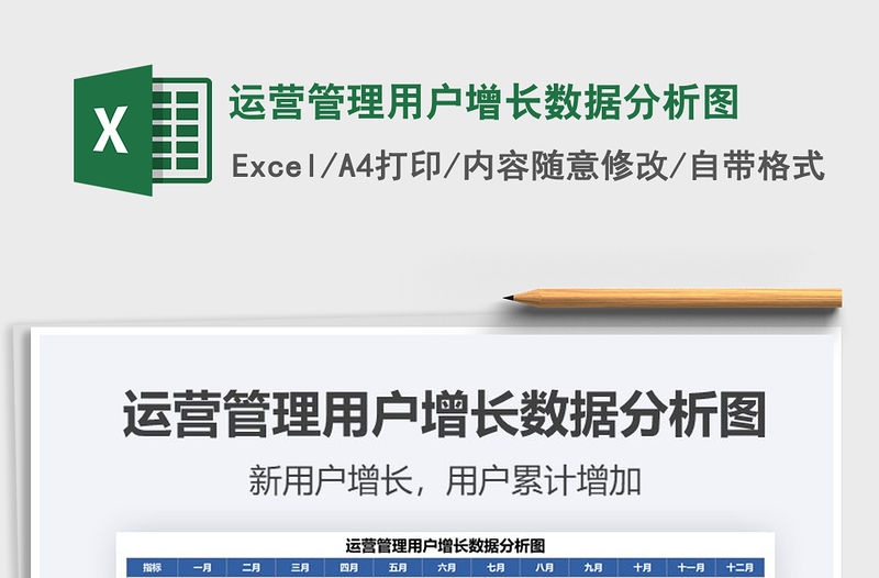 2021年運營管理用戶增長數據分析圖