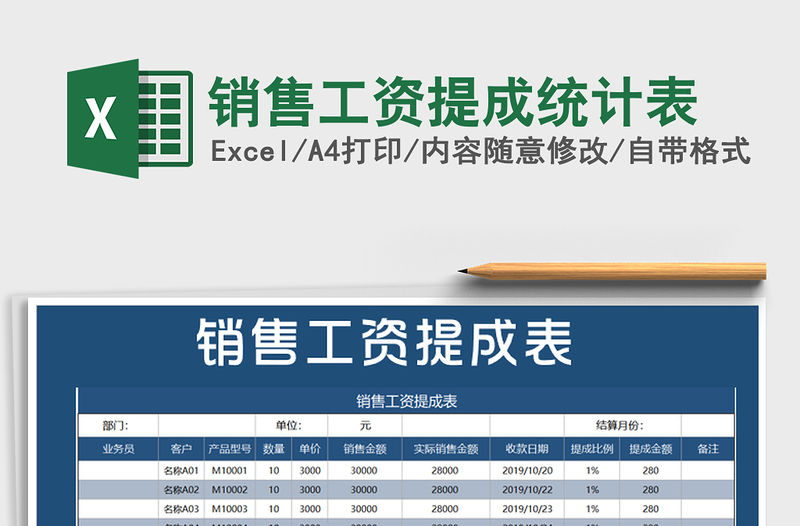 2021年銷售工資提成統(tǒng)計表