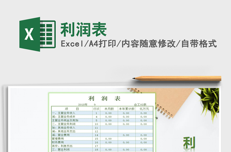2022年利潤表
