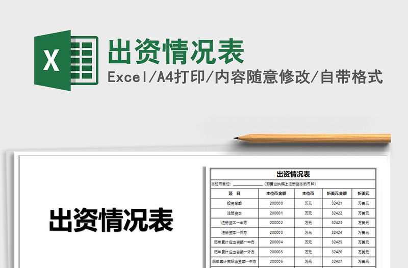 2021年出資情況表