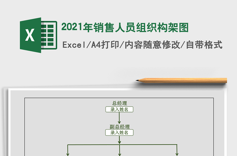 2021年銷售人員組織構(gòu)架圖