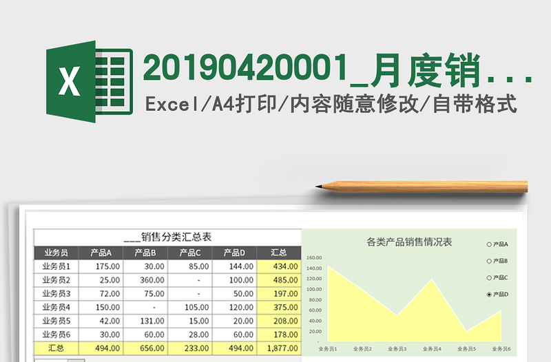 2021年20190420001_月度销售报表(动态图表)