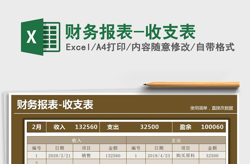 2021年財務報表-收支表