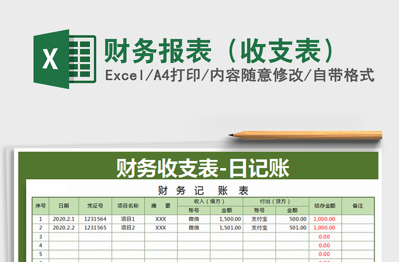 2021年财务报表（收支表）