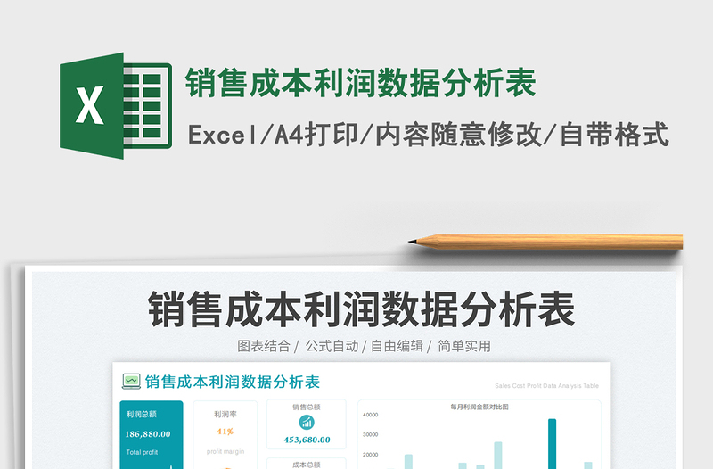銷售成本利潤數(shù)據(jù)分析表