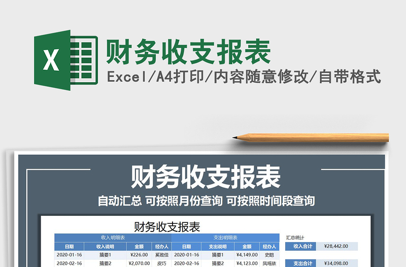 2021年財務(wù)收支報表