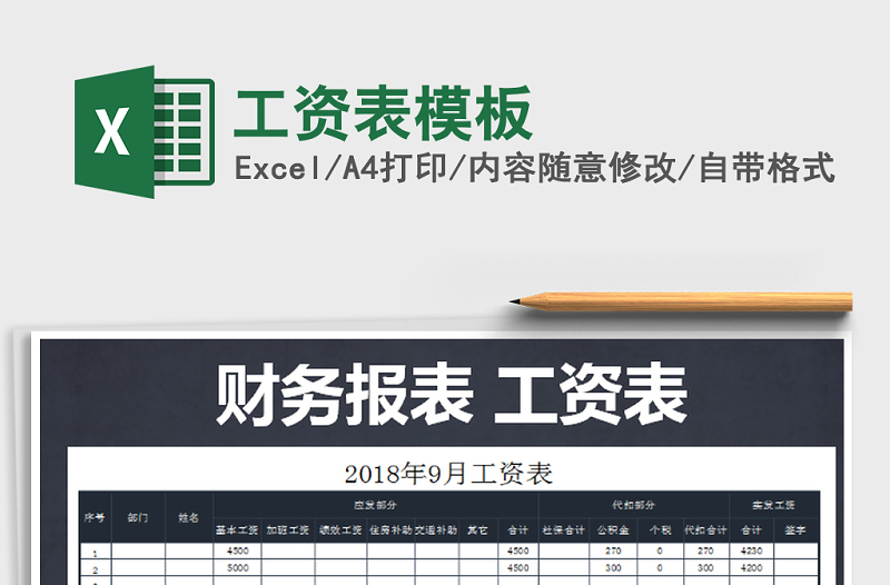 2022年工資表模板免費(fèi)下載