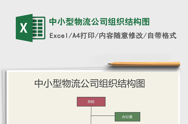 2021年中小型物流公司组织结构图