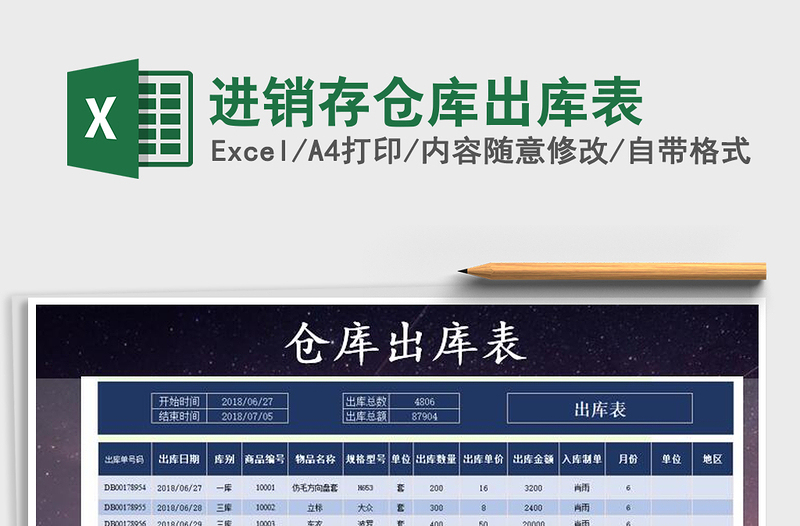 2021年進銷存?zhèn)}庫出庫表