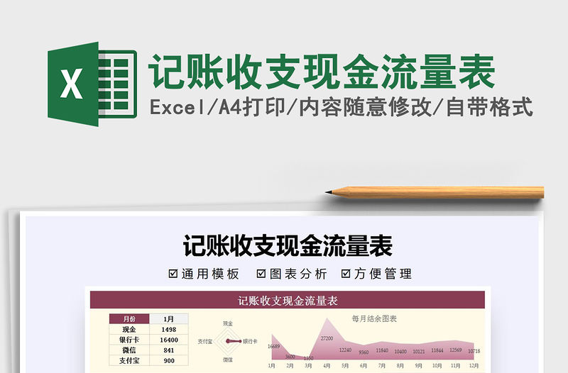 2021年記賬收支現(xiàn)金流量表