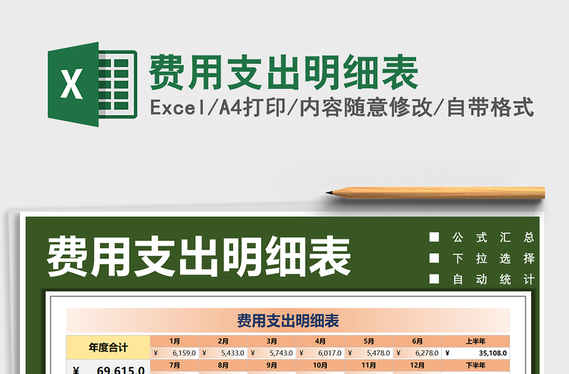 2021年費(fèi)用支出明細(xì)表