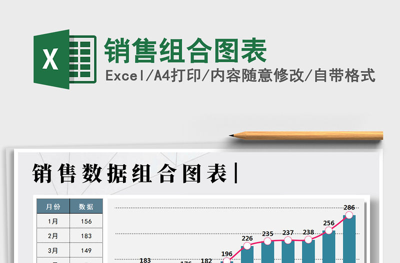 2021年銷售組合圖表