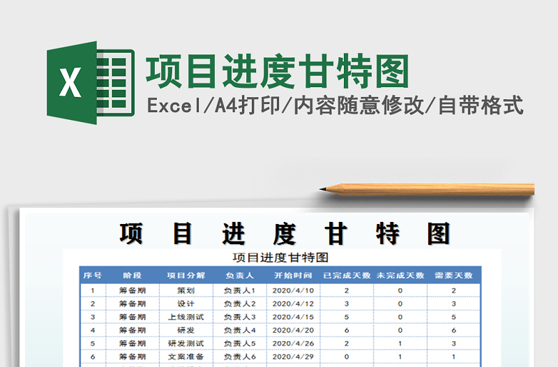2021年項(xiàng)目進(jìn)度甘特圖