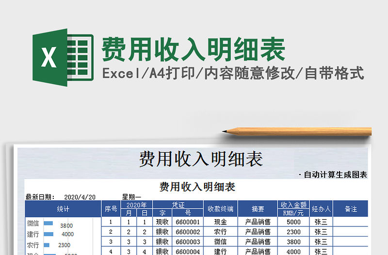 2021年費用收入明細表
