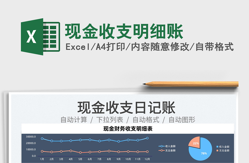 2022現(xiàn)金收支明細賬免費下載