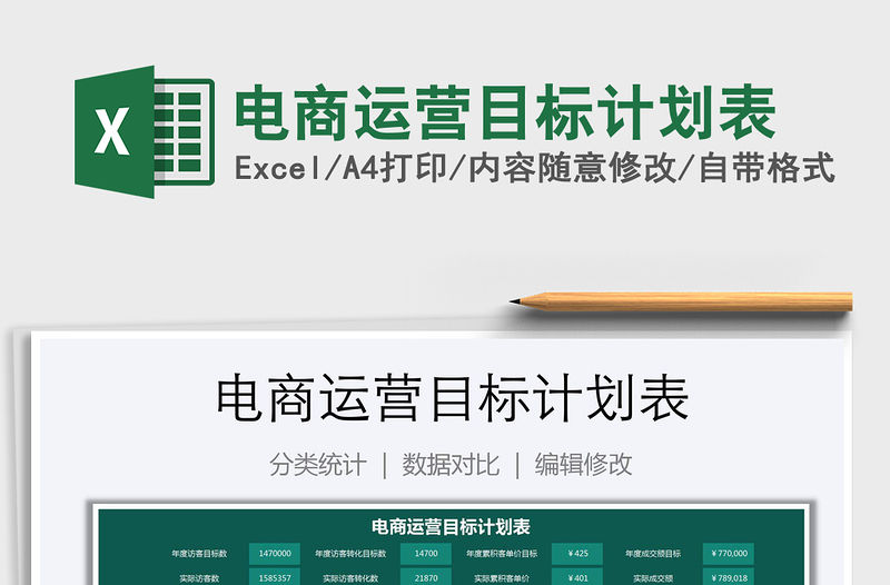 2021年電商運(yùn)營(yíng)目標(biāo)計(jì)劃表