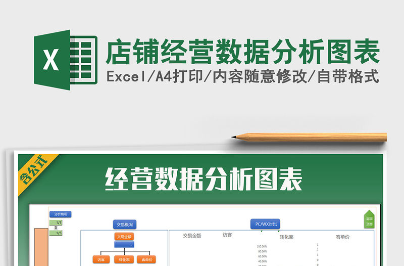 2021年店鋪經(jīng)營數(shù)據(jù)分析圖表