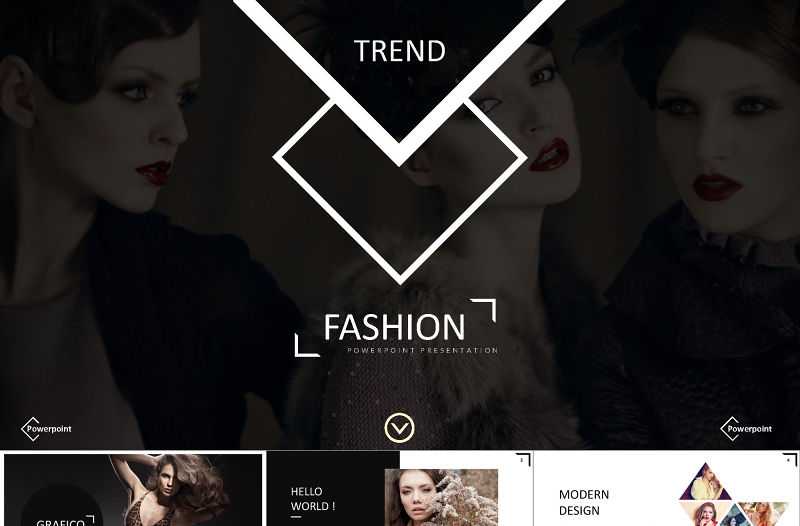 時尚品牌宣傳推廣策劃營銷介紹PPT模版