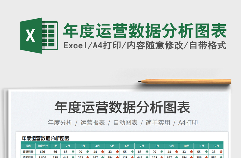 2023年度運(yùn)營數(shù)據(jù)分析圖表免費(fèi)下載