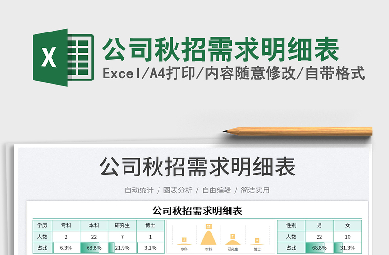 2023公司秋招需求明細表免費下載