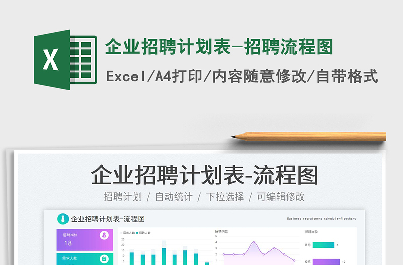 企業(yè)招聘計(jì)劃表-招聘流程圖