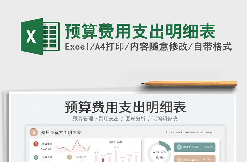 預算費用支出明細表