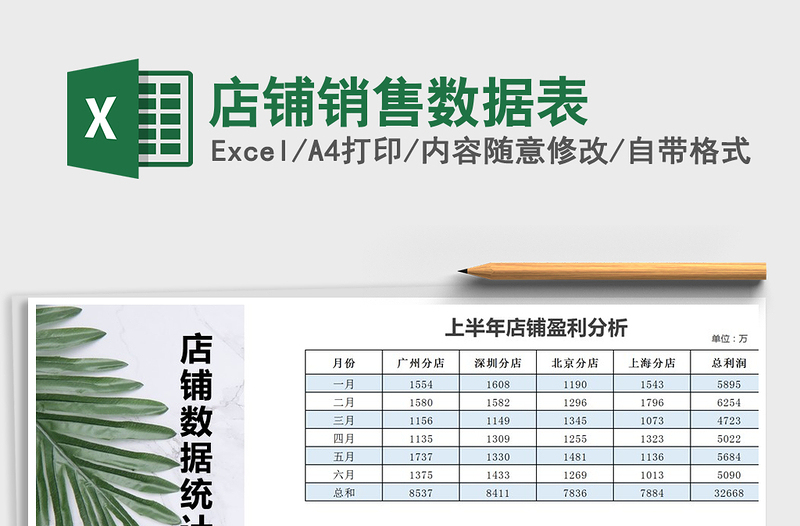 2021年店鋪銷售數(shù)據(jù)表免費(fèi)下載