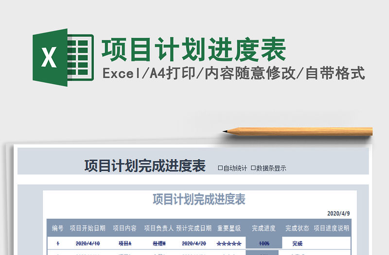 2021年項目計劃進度表