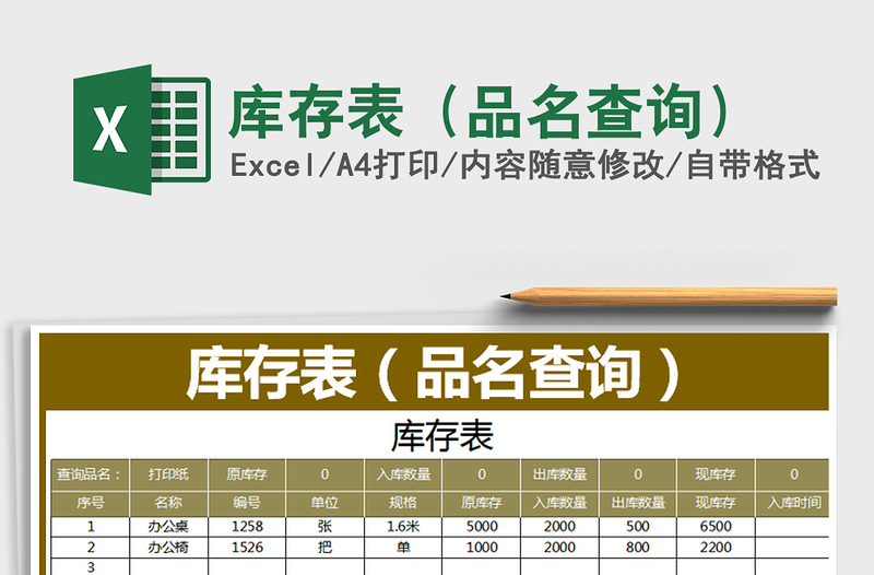 2021年库存表（品名查询）