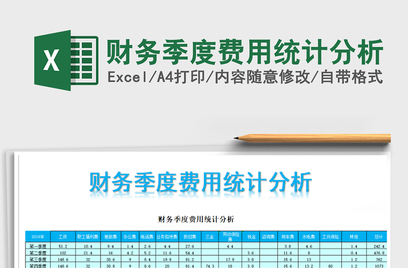 2021年財(cái)務(wù)季度費(fèi)用統(tǒng)計(jì)分析