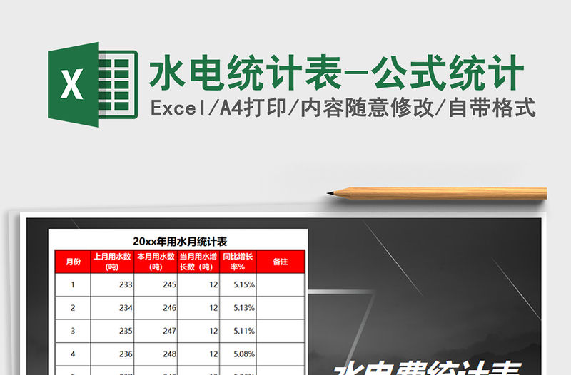 2021年水電統(tǒng)計(jì)表-公式統(tǒng)計(jì)