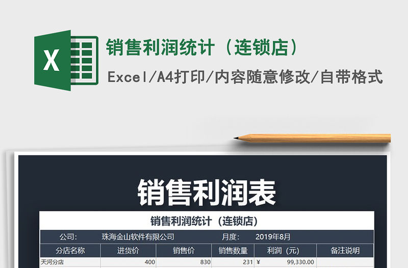 2021年銷售利潤統計（連鎖店）