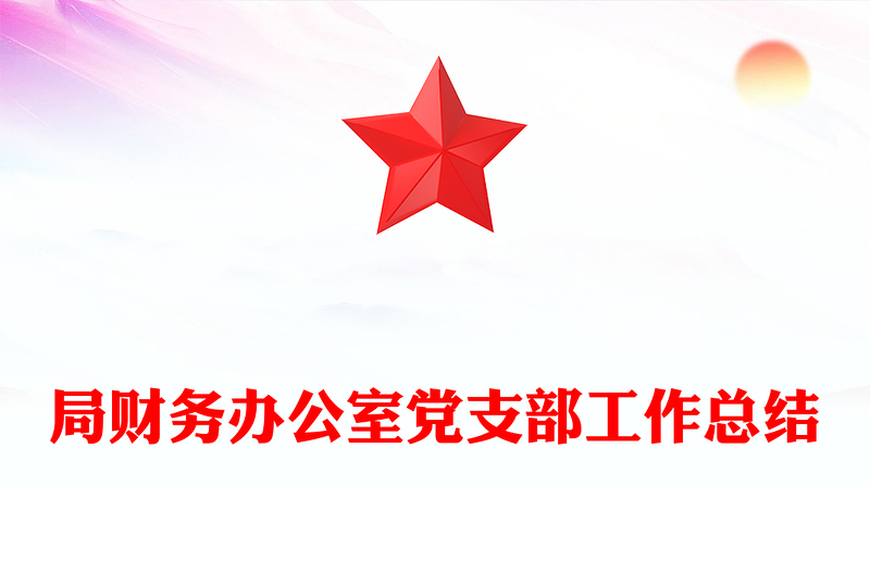 局財(cái)務(wù)辦公室黨支部工作總結(jié)