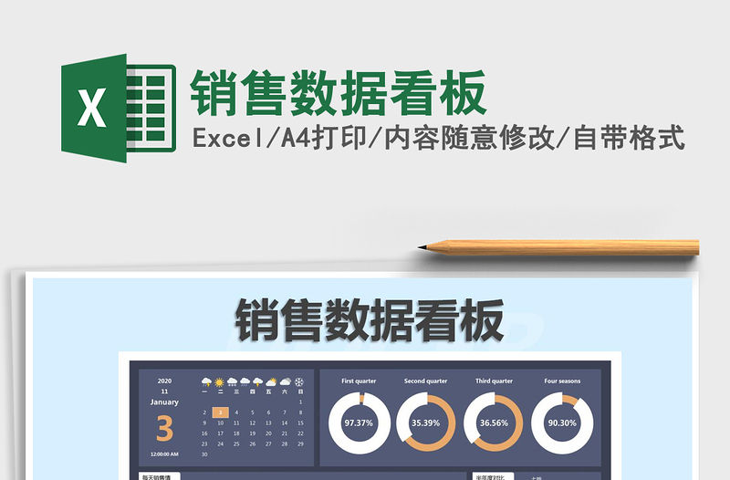 2021年銷售數據看板
